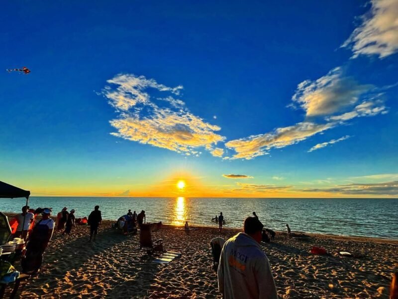 Golden hour, Lake Winnipeg
