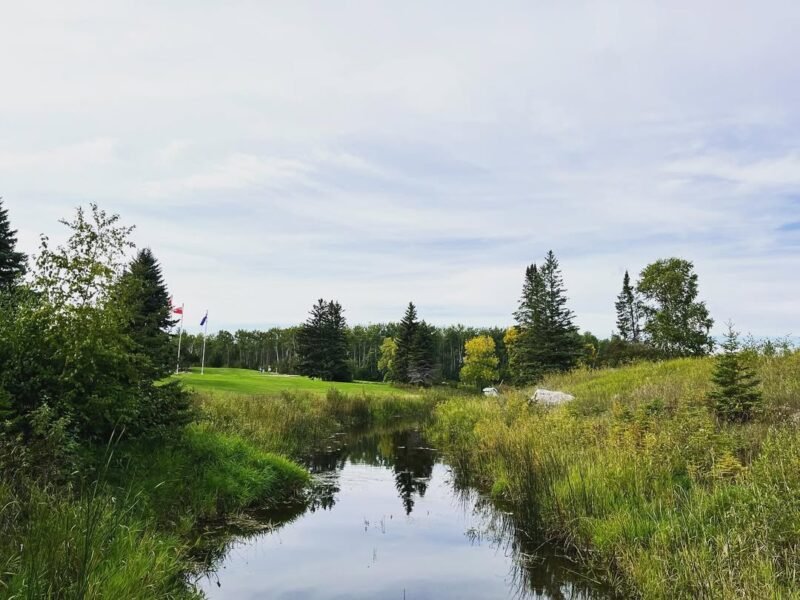 Golf course pond, Hecla