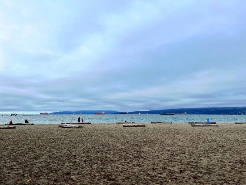 English Bay, grey November