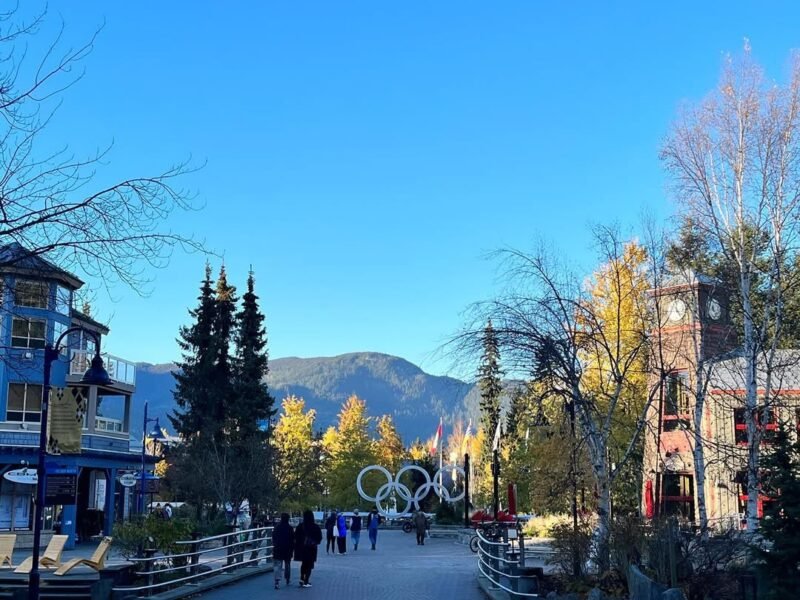 Olympic rings, Whistler Village